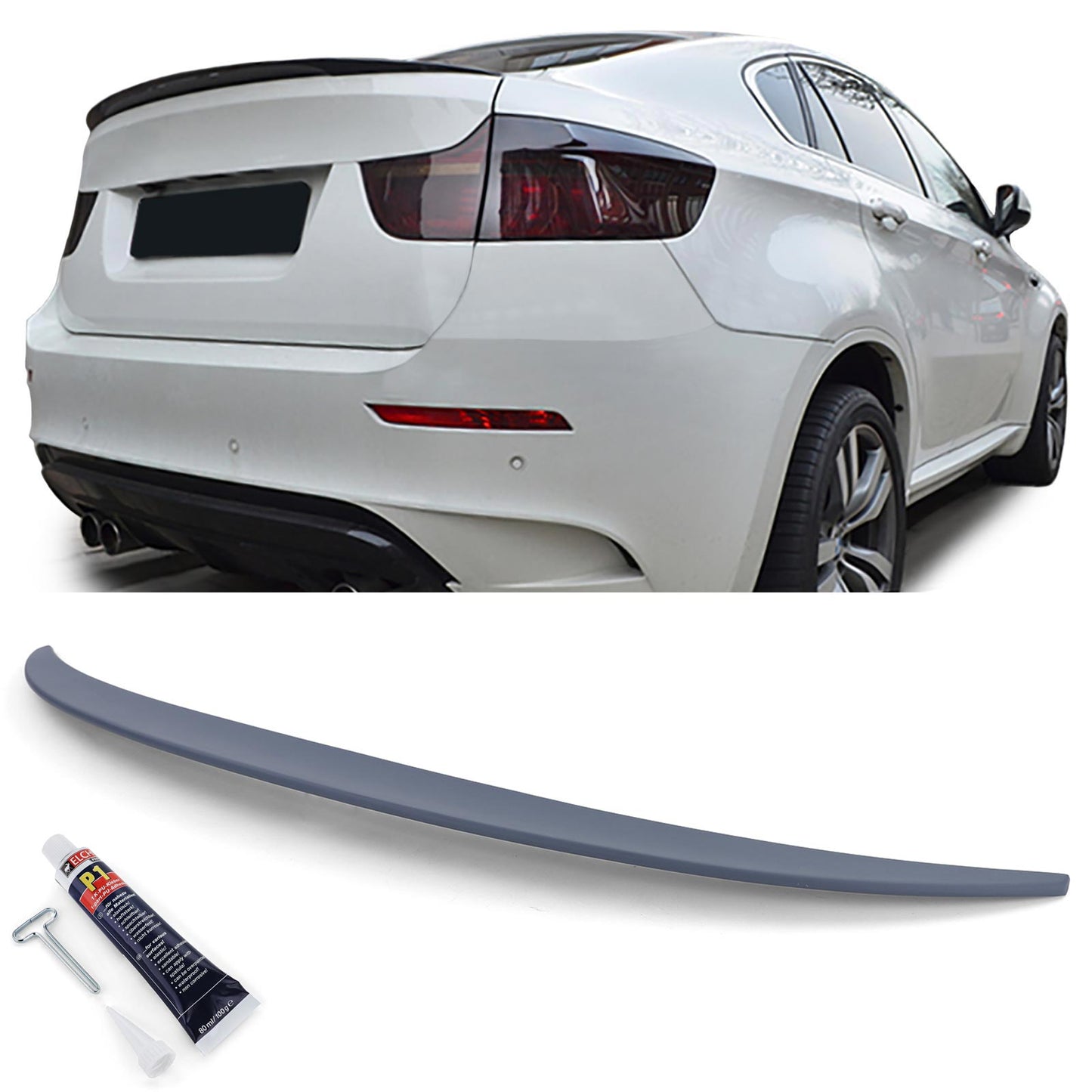 BMW X6 E71 08-15 Spoiler posteriore