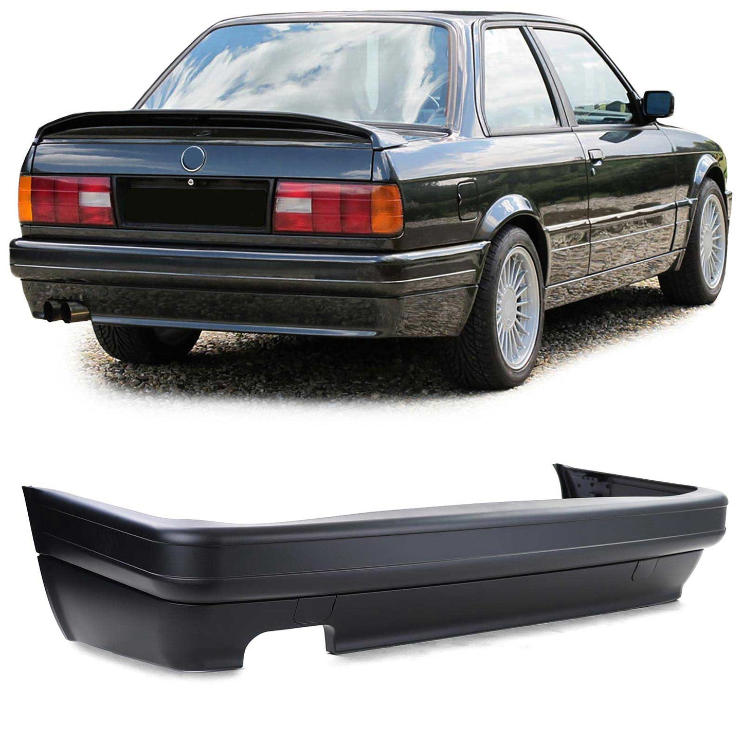 BMW E30 Facelift 85-94 Spoiler paraurti posteriore con ottica sportiva