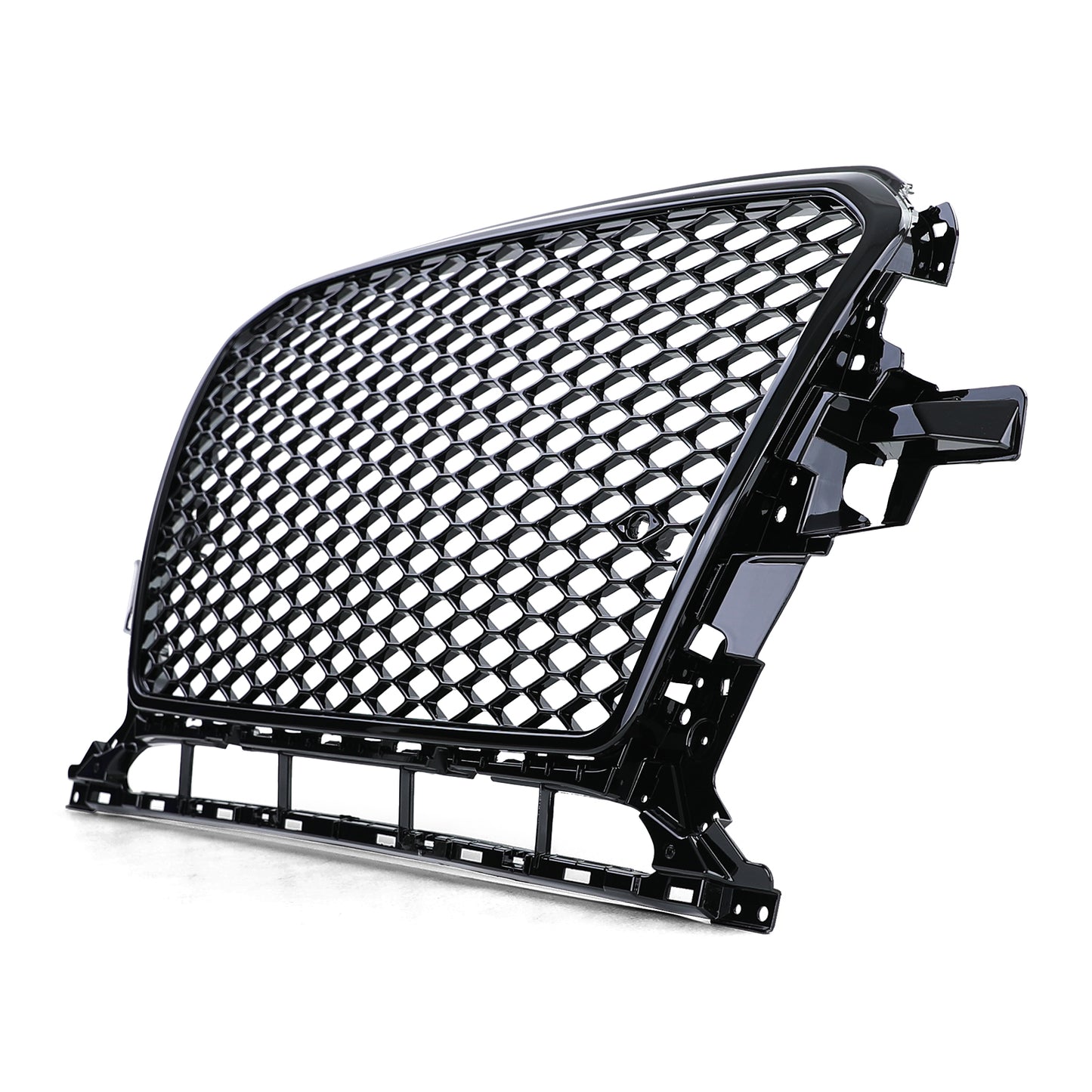Audi Q5 8R 12-16 Griglia radiatore a nido d'ape senza emblema nero lucido