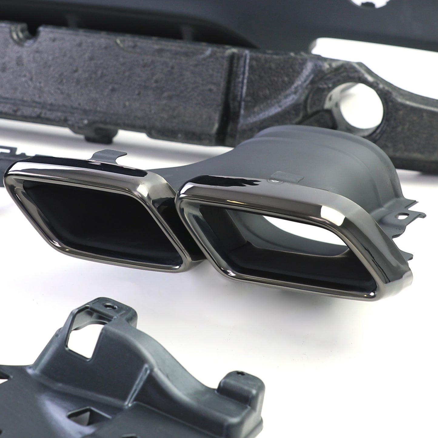 Mercedes GLC Coupe C253 16-19 Diffusore posteriore sportivo con terminali di scarico GLC 63 AMG