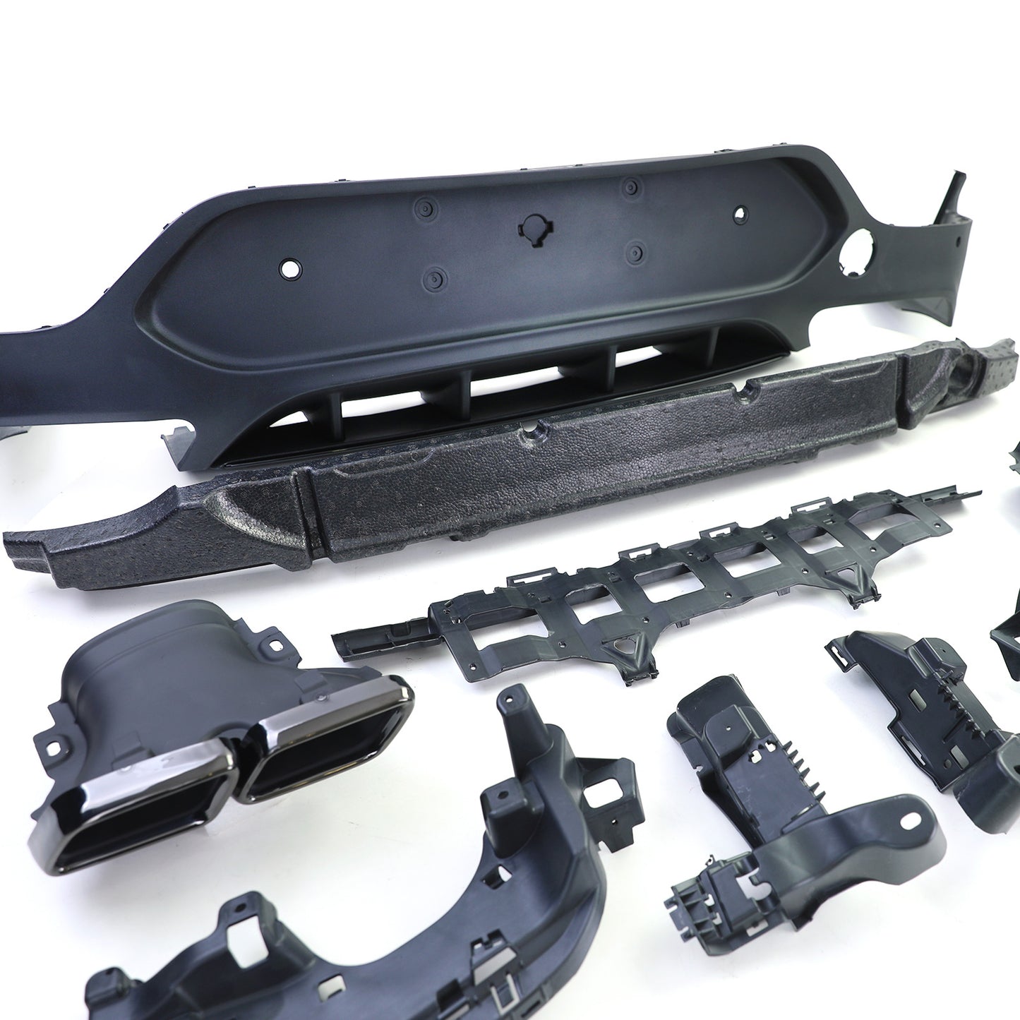 Mercedes GLC Coupe C253 16-19 Diffusore posteriore sportivo con terminali di scarico GLC 63 AMG