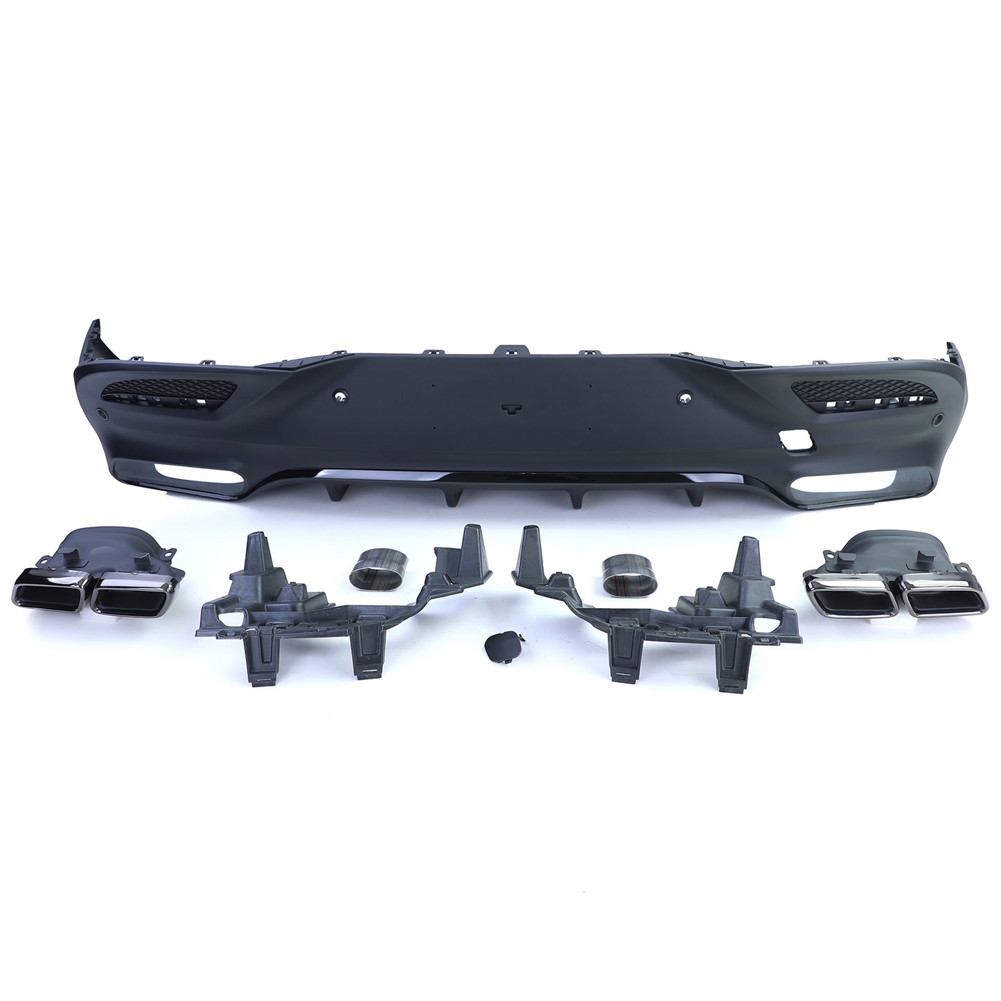 Mercedes GLE Coupe C292 Diffusore posteriore sportivo con 4 terminali di scarico AMG LOOK