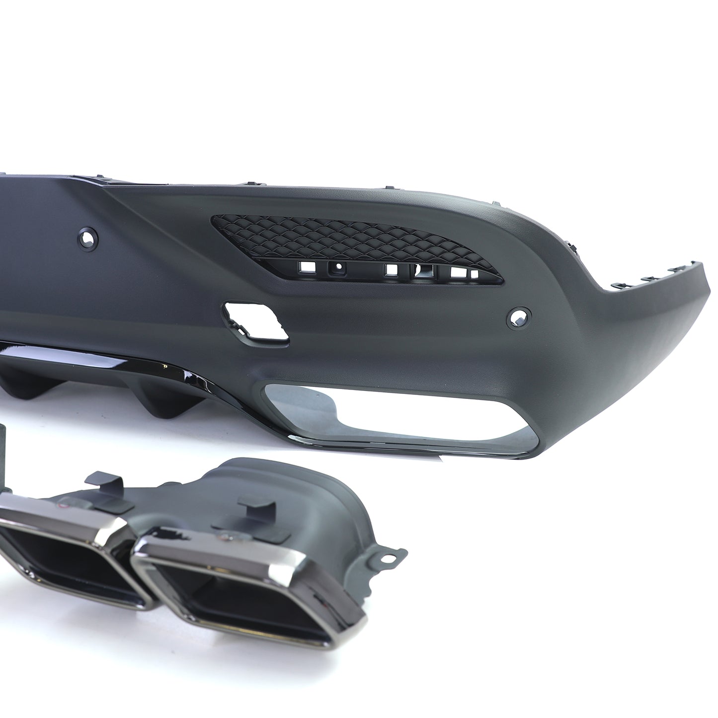 Mercedes GLE Coupe C292 Diffusore posteriore sportivo con 4 terminali di scarico AMG LOOK