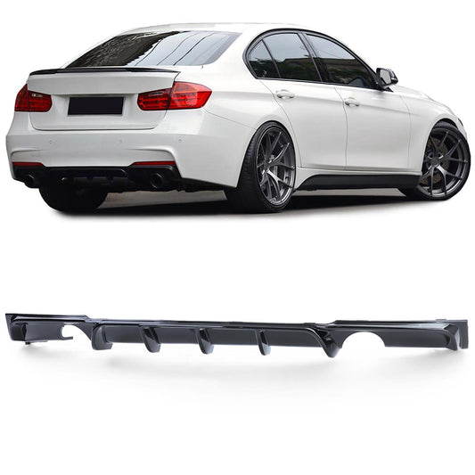 BMW Serie 3 F30 F31 335i 340i Diffusore posteriore Performance nero lucido