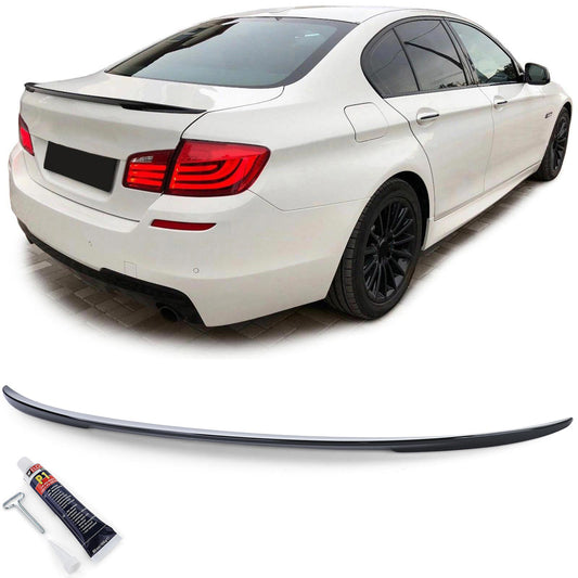 BMW Serie 5 F10 F18 10-16 Spoiler posteriore sportivo nero lucido