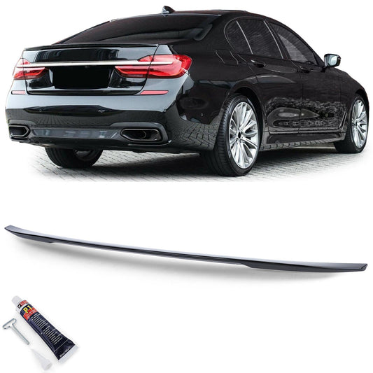 BMW Serie 7 G11 G12 14-17 Spoiler posteriore sportivo nero lucido