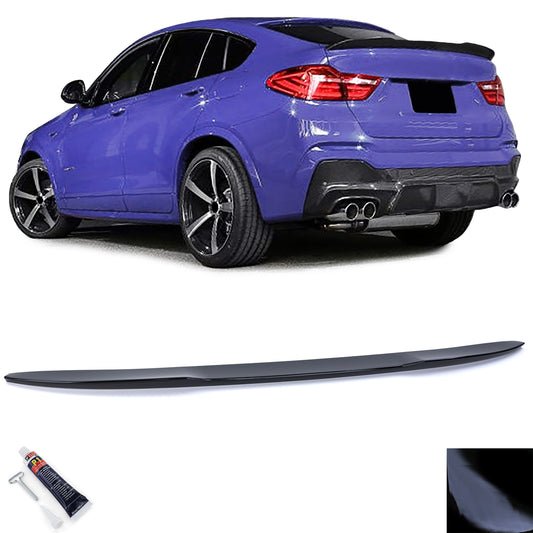 BMW X4 G02 dal 18 Labbro dello spoiler posteriore sportivo nero lucido