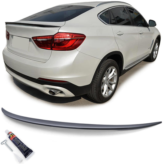 BMW X6 F16 14-19 Spoiler posteriore sportivo nero lucido