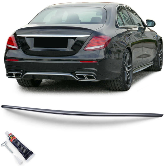 Mercedes E W213 Limousine dal 16 Spoiler posteriore sportivo nero lucido