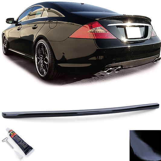 Mercedes CLS C219 04-10 Spoiler posteriore sportivo nero lucido
