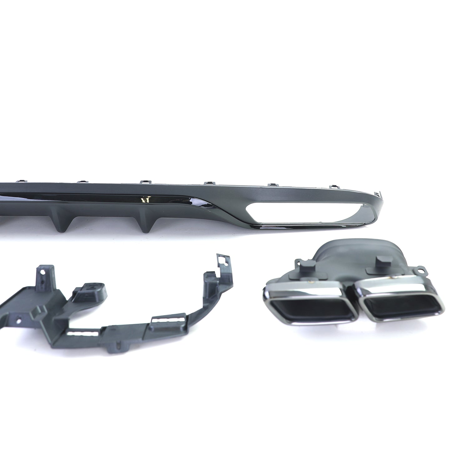 Mercedes Classe E W213 senza AMG Line Diffusore posteriore con terminali di scarico AMG