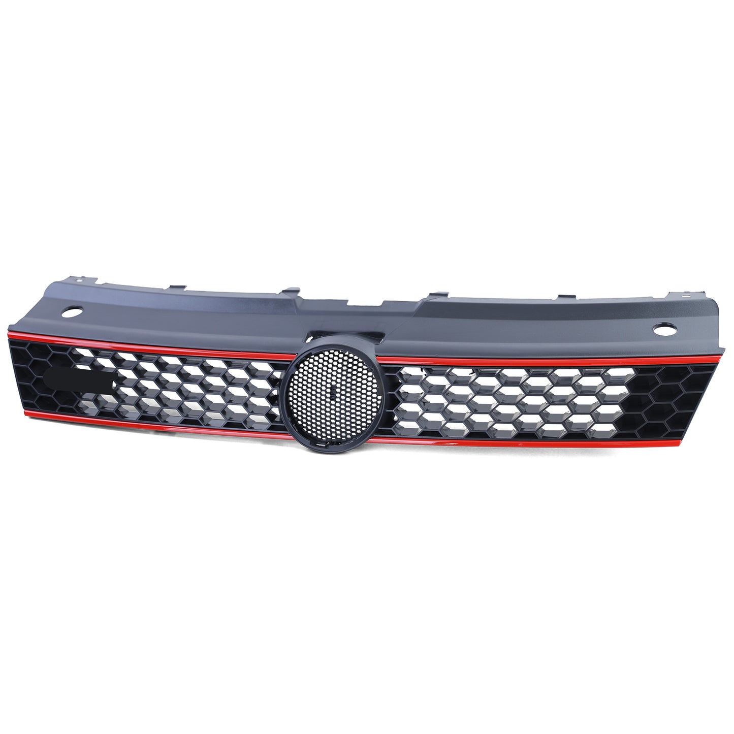 VW Polo 5 6R 6C 09-17 anche GTI Griglia radiatore nero opaco rosso