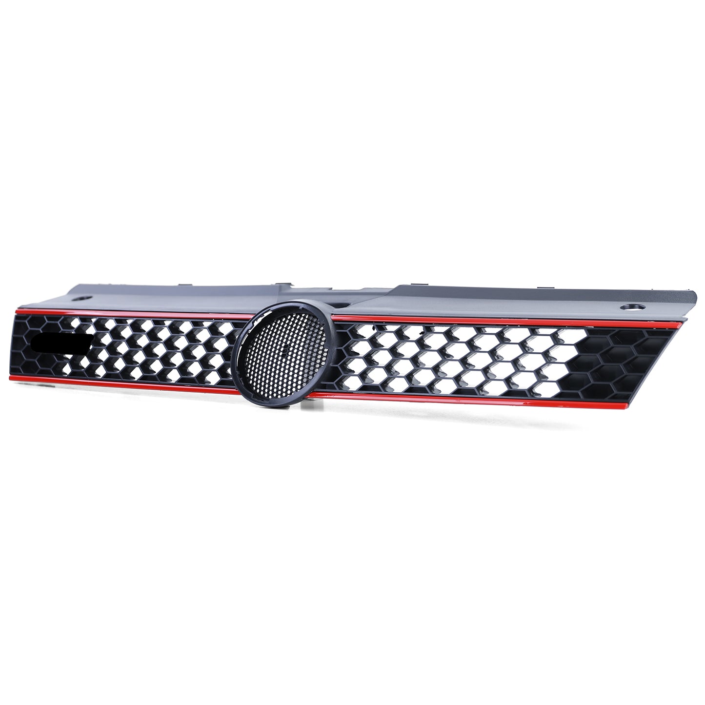 VW Polo 5 6R 6C 09-17 anche GTI Griglia radiatore nero opaco rosso