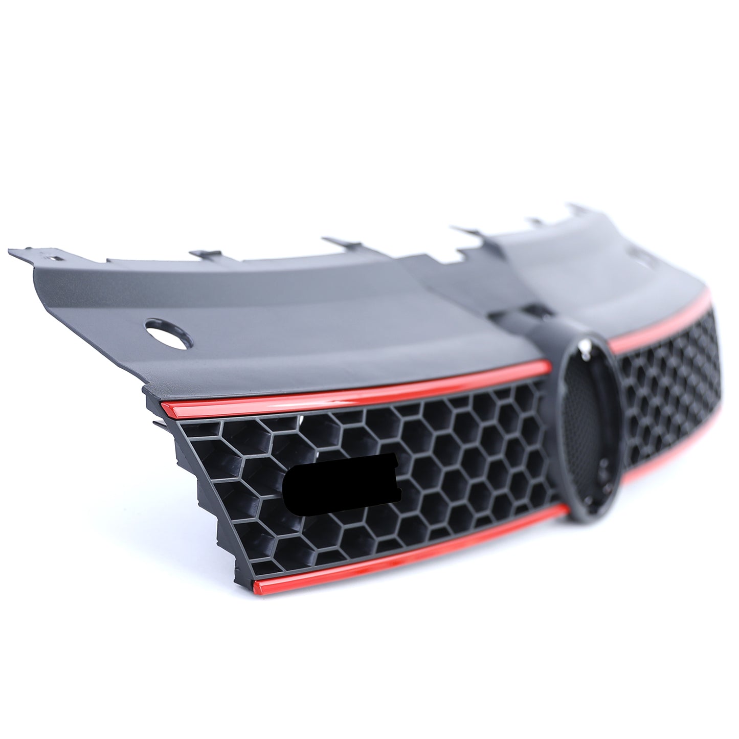 VW Polo 5 6R 6C 09-17 anche GTI Griglia radiatore nero opaco rosso