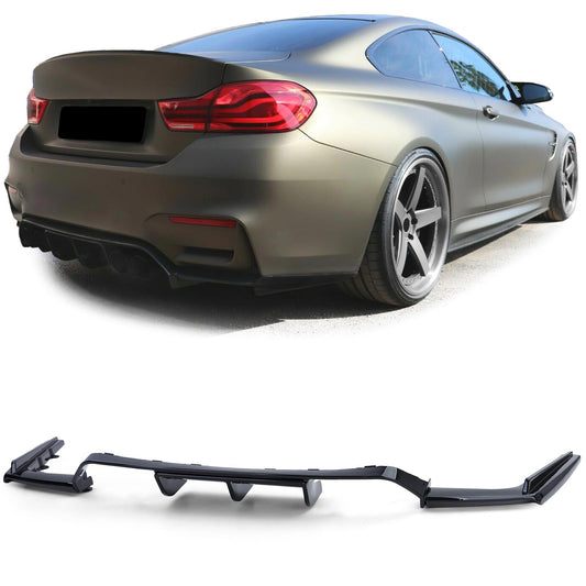 BMW M3 F80 M4 F82 F83 Diffusore posteriore sportivo nero lucido