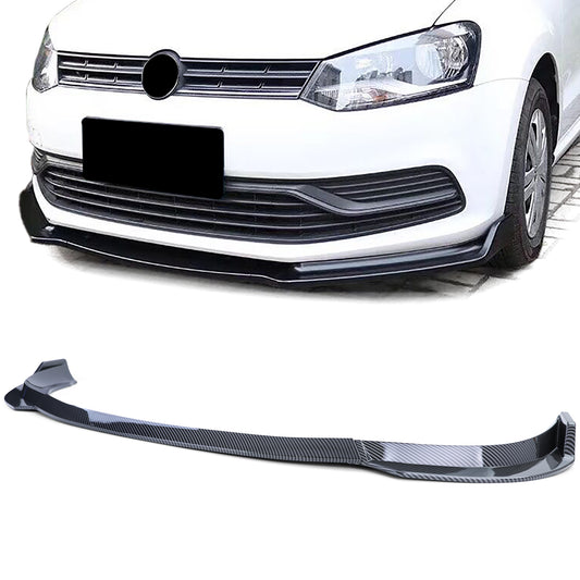 VW Polo V 6R 09-14 CUP spoiler anteriore labbro carbon look