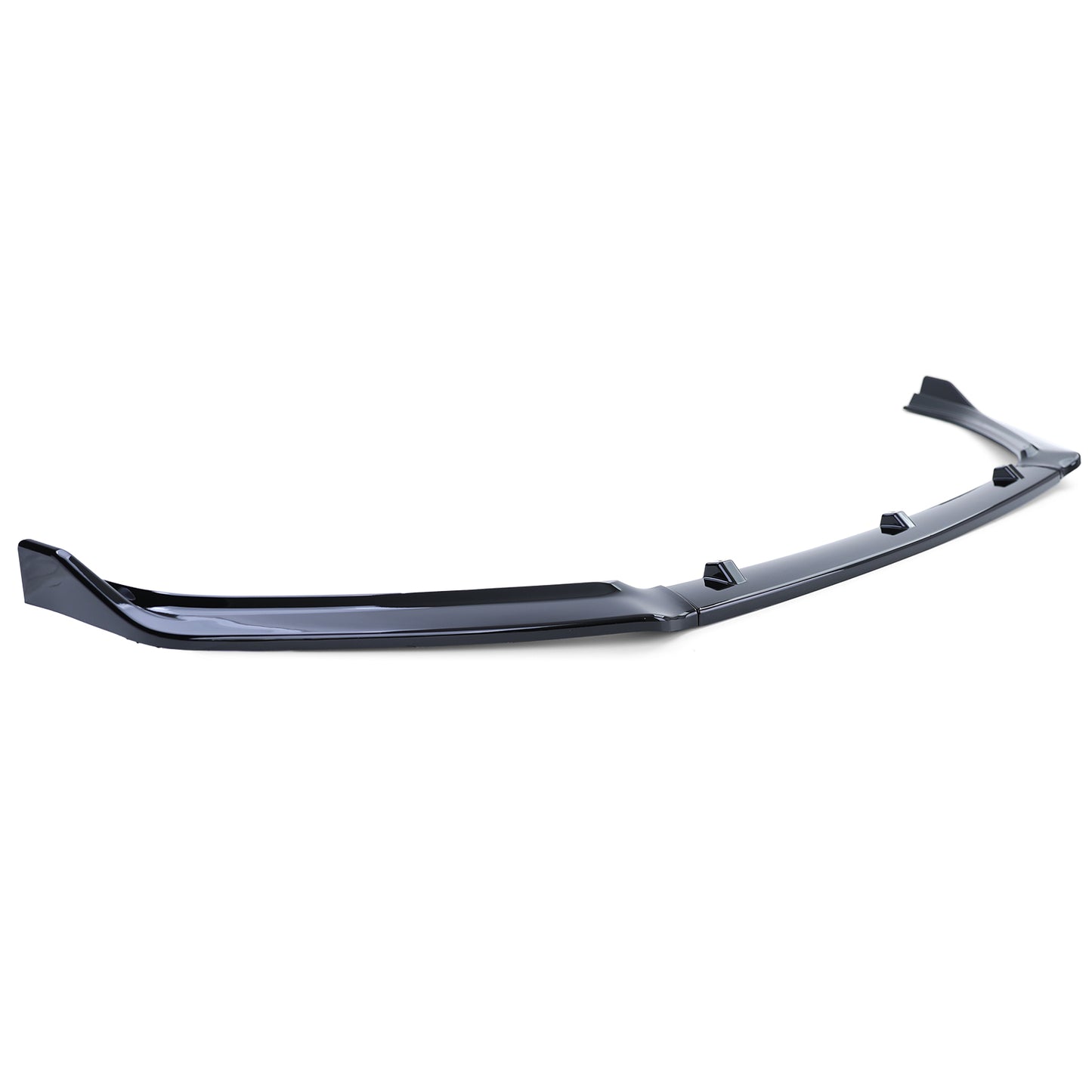 VW Polo 5 6C 14-17 spoiler anteriore nero lucido