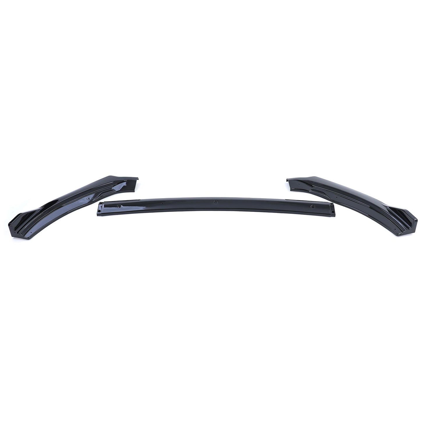 VW Polo VI 2G AW dal 17 Spoiler anteriore cup lip look sportivo nero lucido