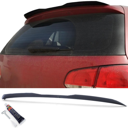 VW Golf 6 7 GTI GTD R 09-20 RS spoiler posteriore spoiler tetto carbon look