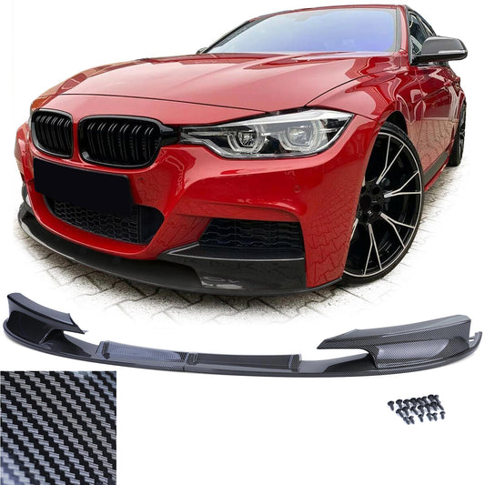 BMW F30 F31 15-19 con M Spoiler anteriore lip performance carbon look
