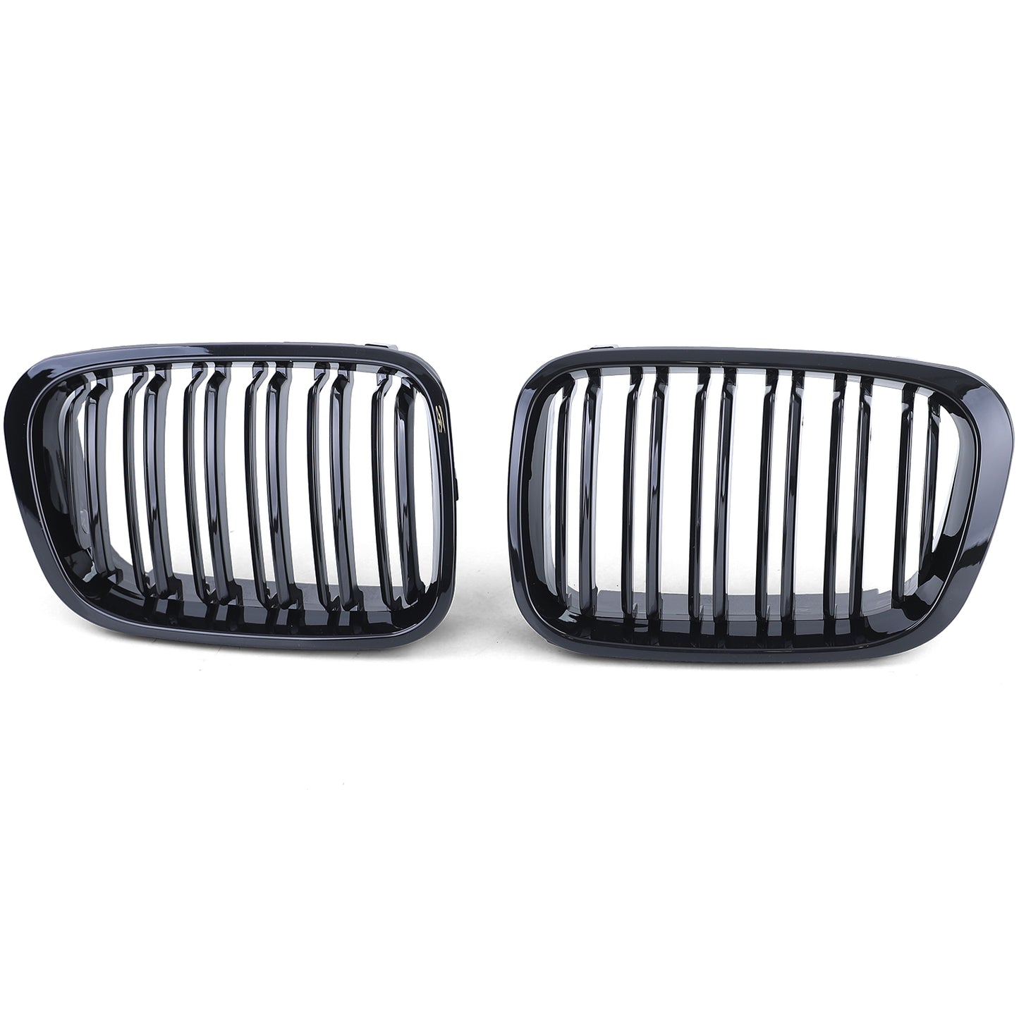 BMW Serie 3 E46 98-01 Griglia radiatore sportiva doppia barra Performance lucida