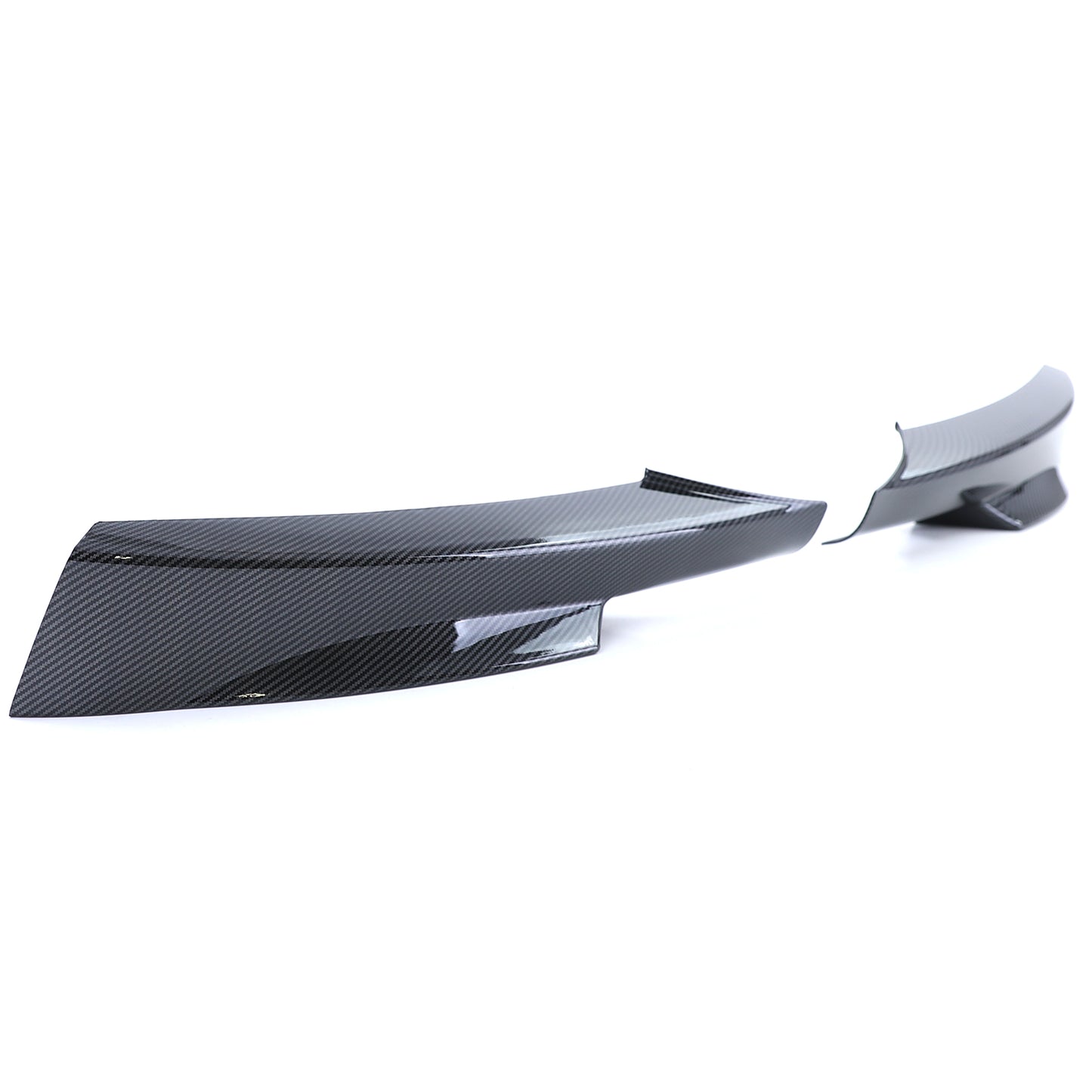 BMW Serie 3 E90 E91 08-12 Spoiler anteriore angoli alette splitter carbon look