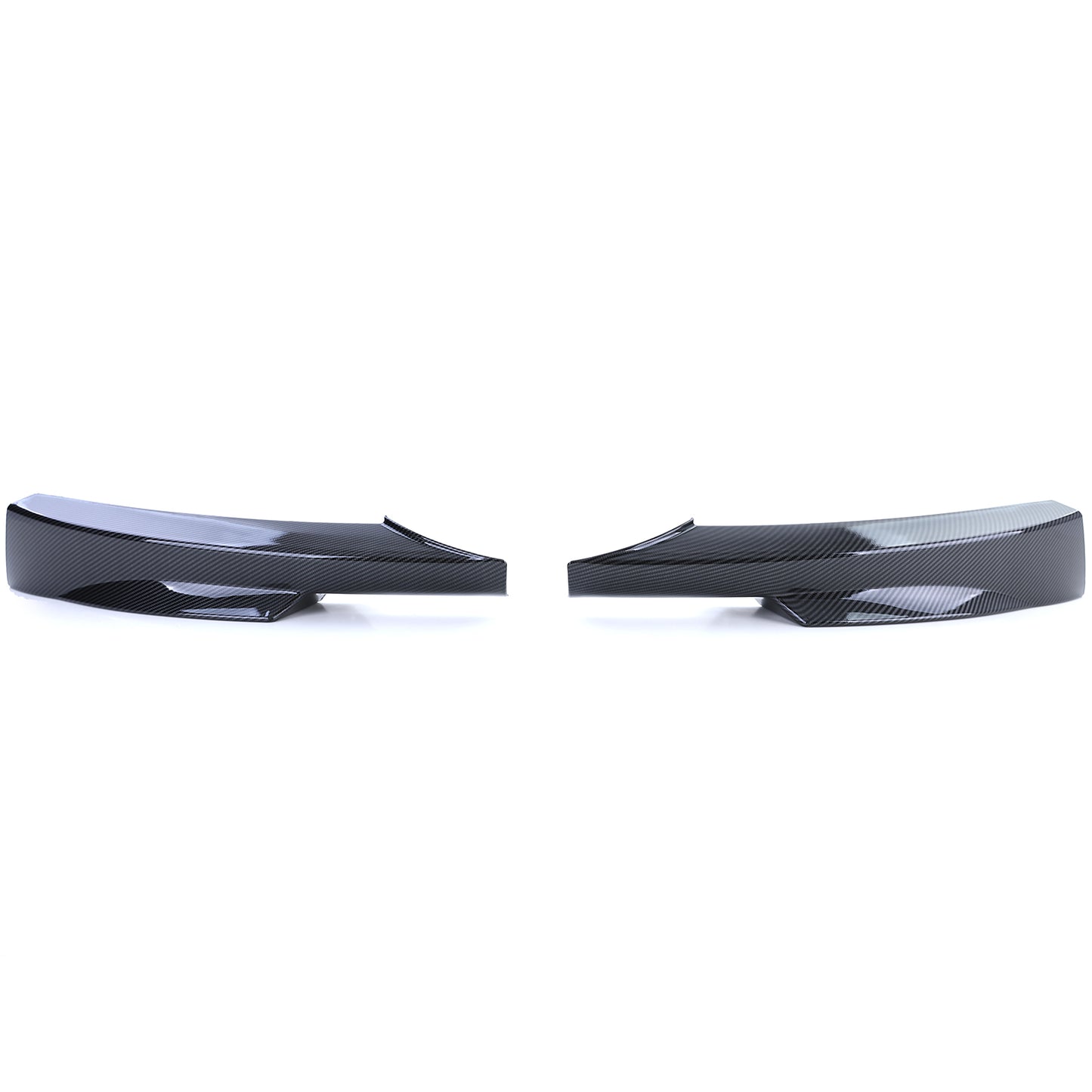 BMW Serie 3 E90 E91 08-12 Spoiler anteriore angoli alette splitter carbon look
