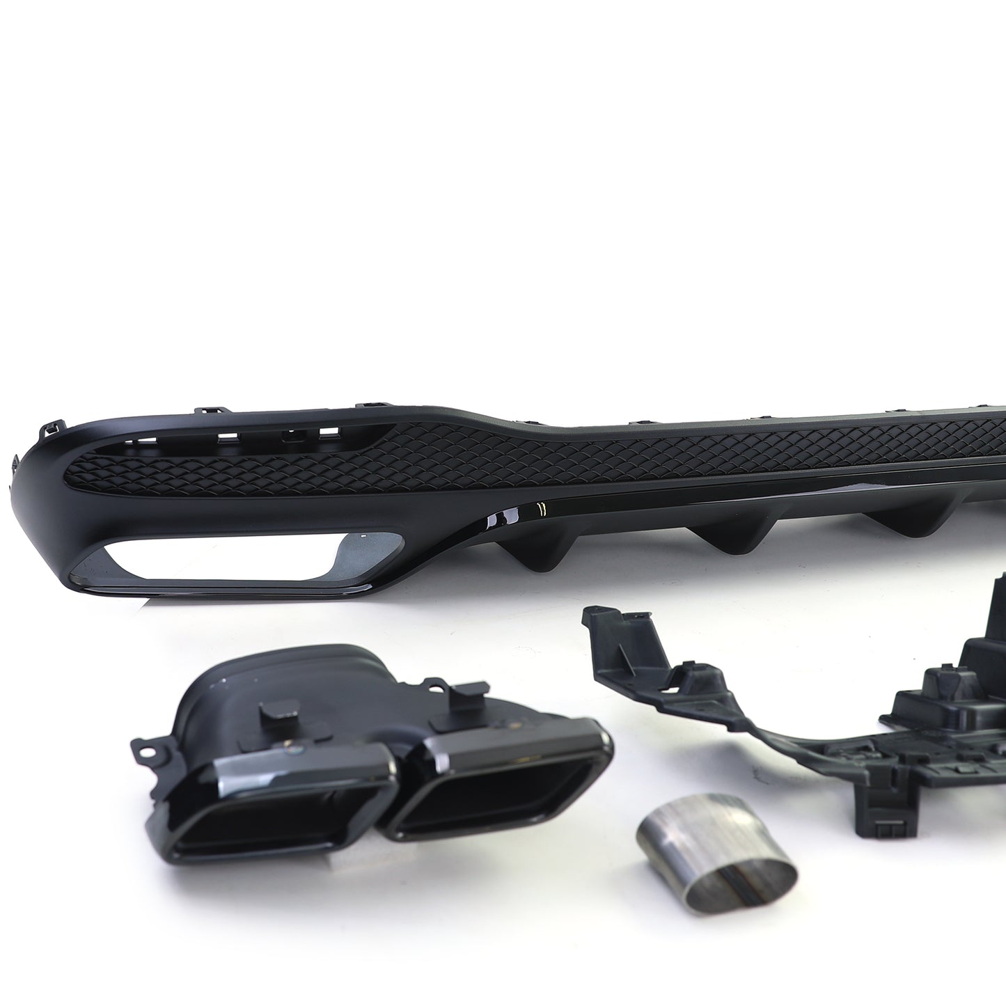 Mercedes GLS X166 15-19 Diffusore posteriore sportivo con terminali di scarico