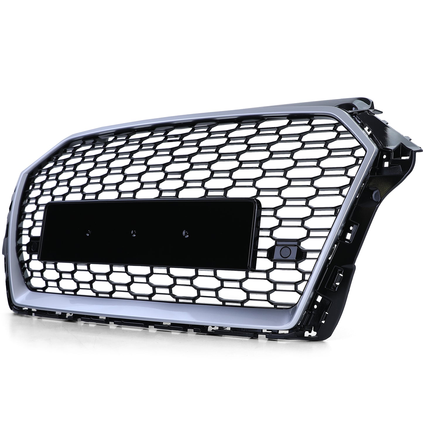 Audi A3 8V 16-20 senza ACC Griglia radiatore sportiva griglia a nido d'ape nero argento
