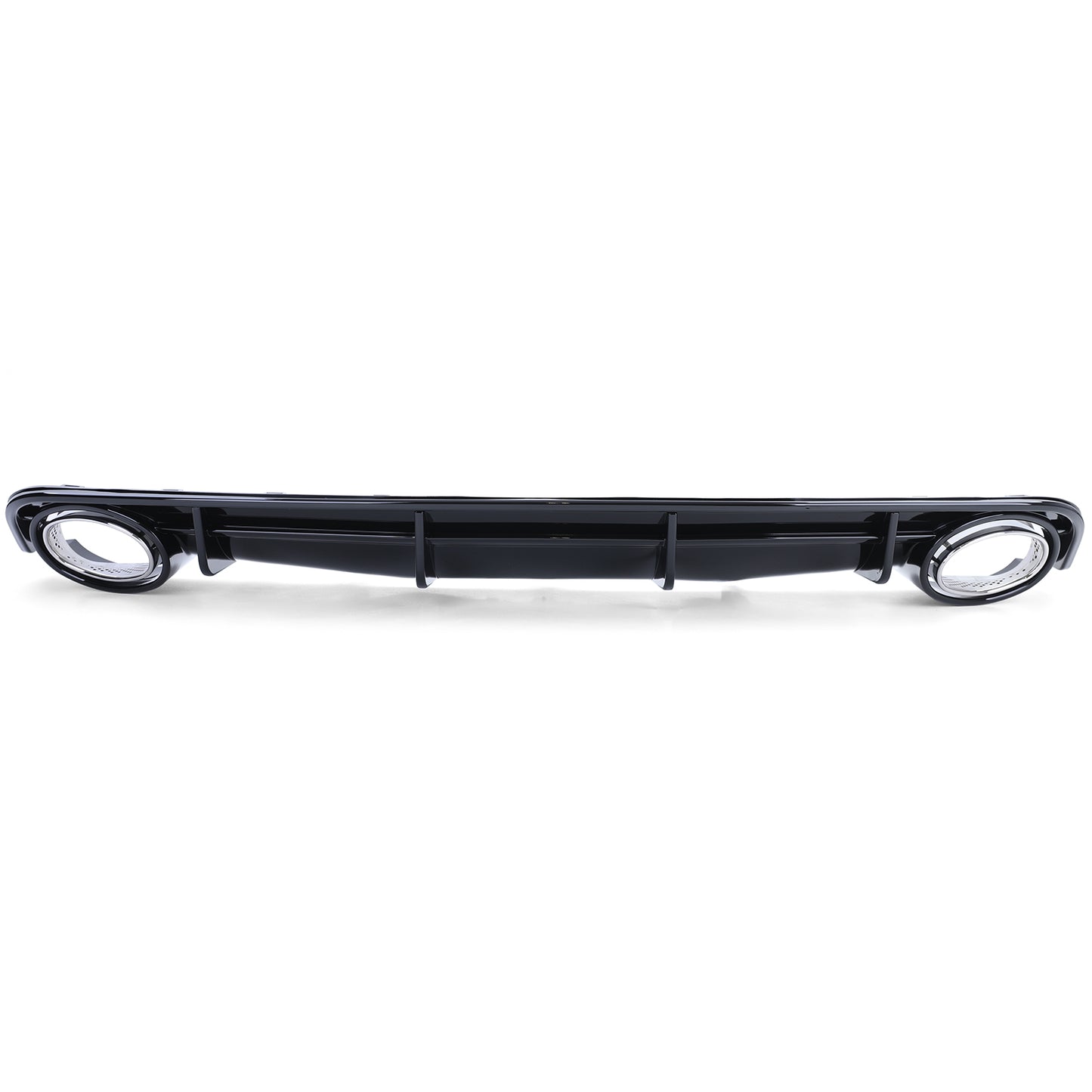 Audi A6 C7 4G 14-18 Diffusore posteriore sportivo nero lucido con terminali