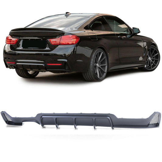 BMW serie 4 F32 F33 F36 425 428 430 Diffusore posteriore sportivo nero opaco