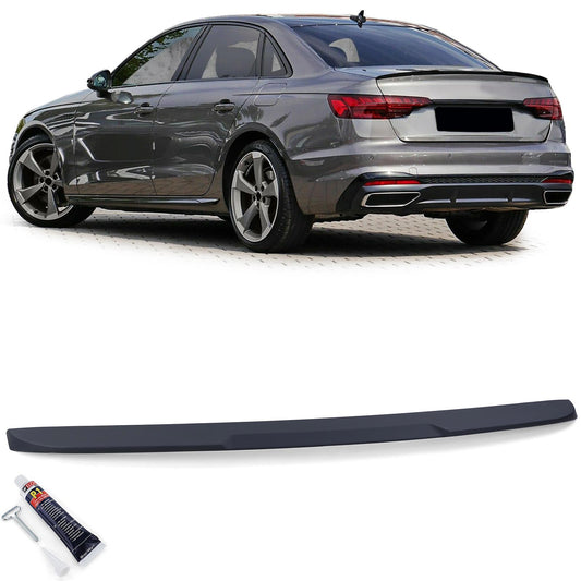 Audi A4 B9 Berlina 15-19 Spoiler posteriore sportivo nero opaco