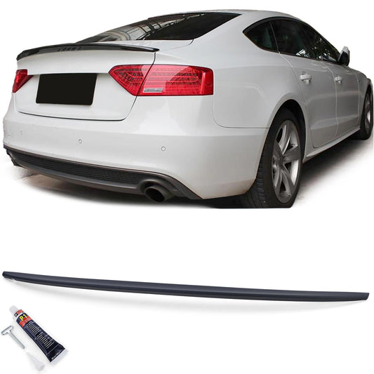 Audi A5 8T 07-16 Spoiler posteriore sportivo nero opaco