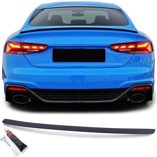 Audi A5 S5 RS5 F5 16-21 Spoiler posteriore sportivo nero opaco