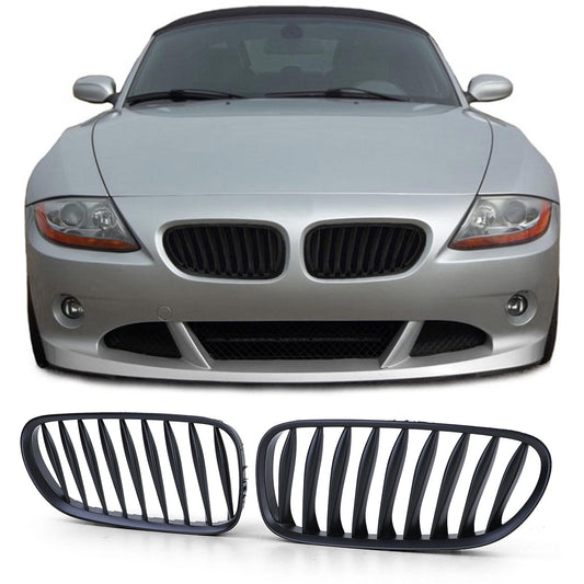 BMW Z4 E85 E86 02-09 Griglia sportiva Performance nera opaca Barra Singola