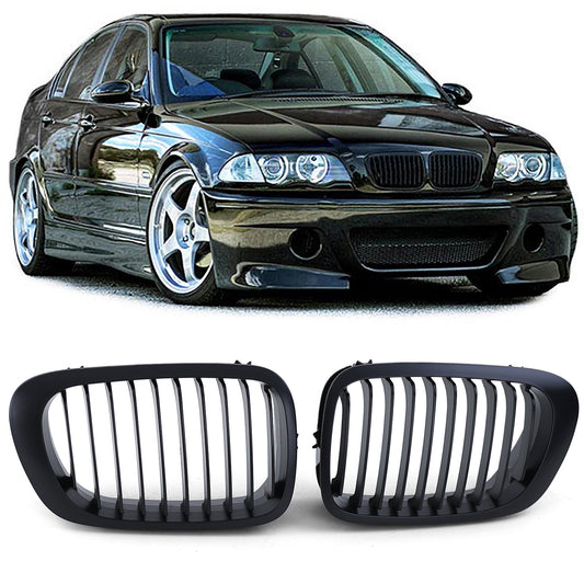 BMW E46 Berlina Touring 98-01 Griglia sportiva Performance Matt Barra Singola