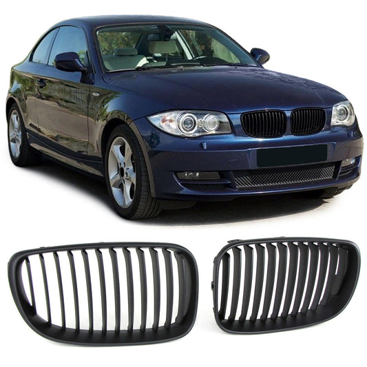 BMW Serie 1 E81 E82 E87 E88 07-12 Griglia sportiva Performance opaca