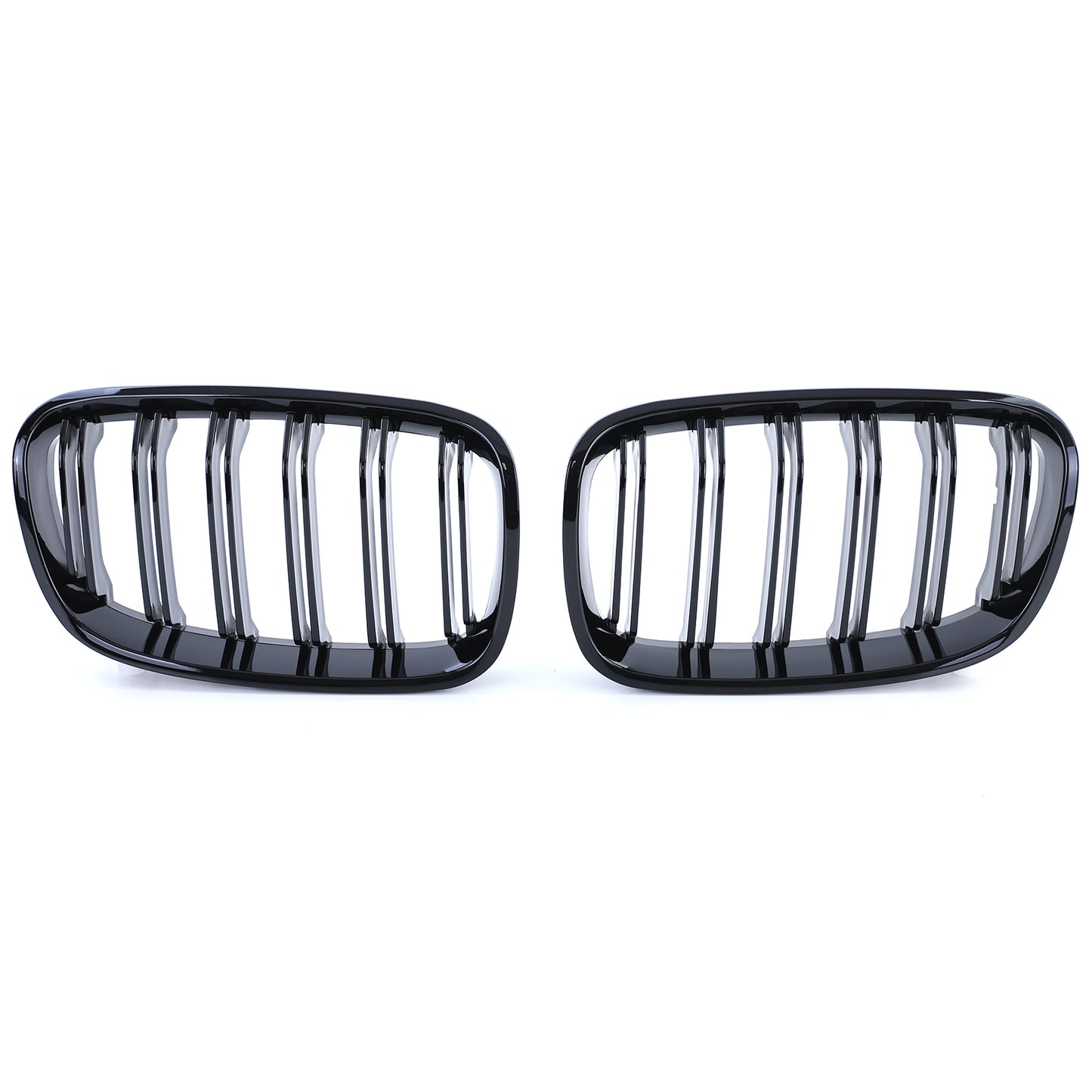 BMW Serie 1 F20 F21 10-14 Griglia radiatore sportiva doppia barra Performance lucida