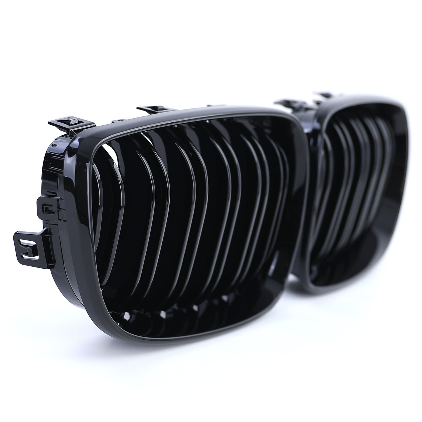 BMW E81 E82 E87 E88 LCI Griglia del radiatore doppia barra Performance lucida