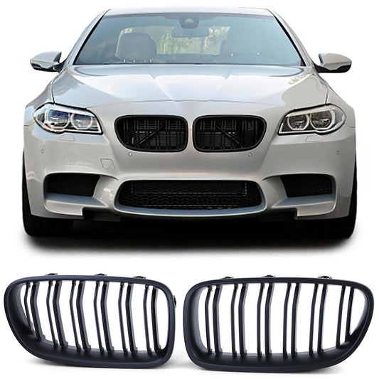 BMW F10 F11 10-17 Griglia radiatore sportiva doppia barra performance opaca