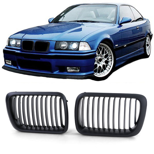 BMW Serie 3 E36 Facelift dal 96 Griglia radiatore sportiva Performance Matt Barra SIngola