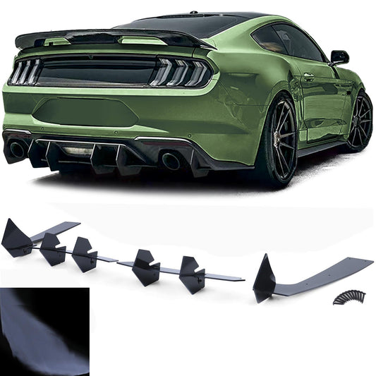 Ford Mustang GT MK6 dal 14 Diffusore posteriore sportivo attacco CUP nero lucido