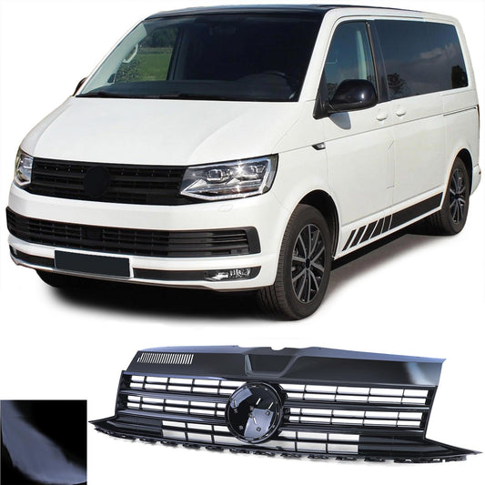 VW T6 Bus Transporter 15-19 Griglia radiatore nera lucida