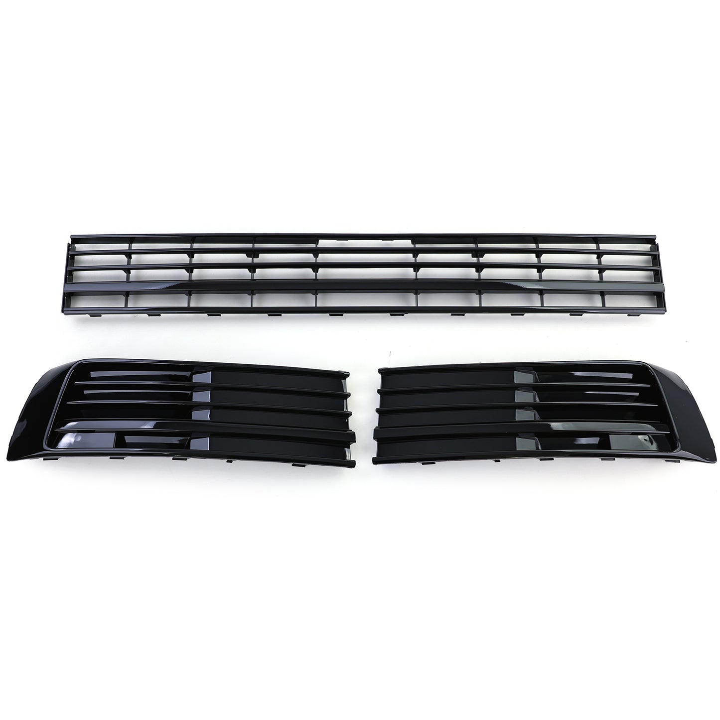 VW T6 Multivan senza ACC 15-19 griglia radiatore nero lucido