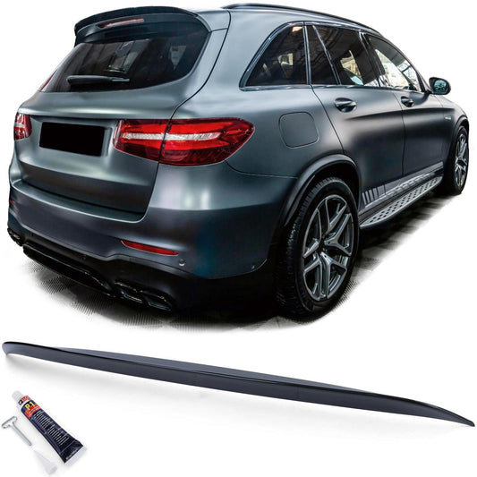 Mercedes GLC X253 SUV 15-22 Spoiler tetto sportivo spoiler posteriore labbro nero lucido