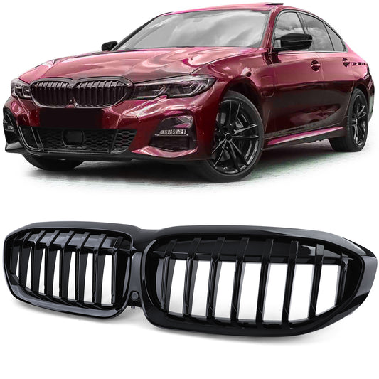 BMW Serie 3 G20 G21 dal 19 Griglia radiatore sportiva Performance lucida