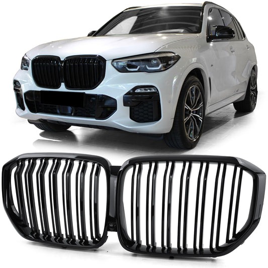 BMW X5 G05 dal 18 Griglia radiatore sportiva doppia barra Performance lucida