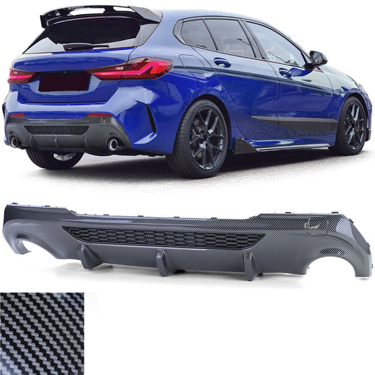 BMW Serie 1 F40 Diffusore posteriore Performance carbon look