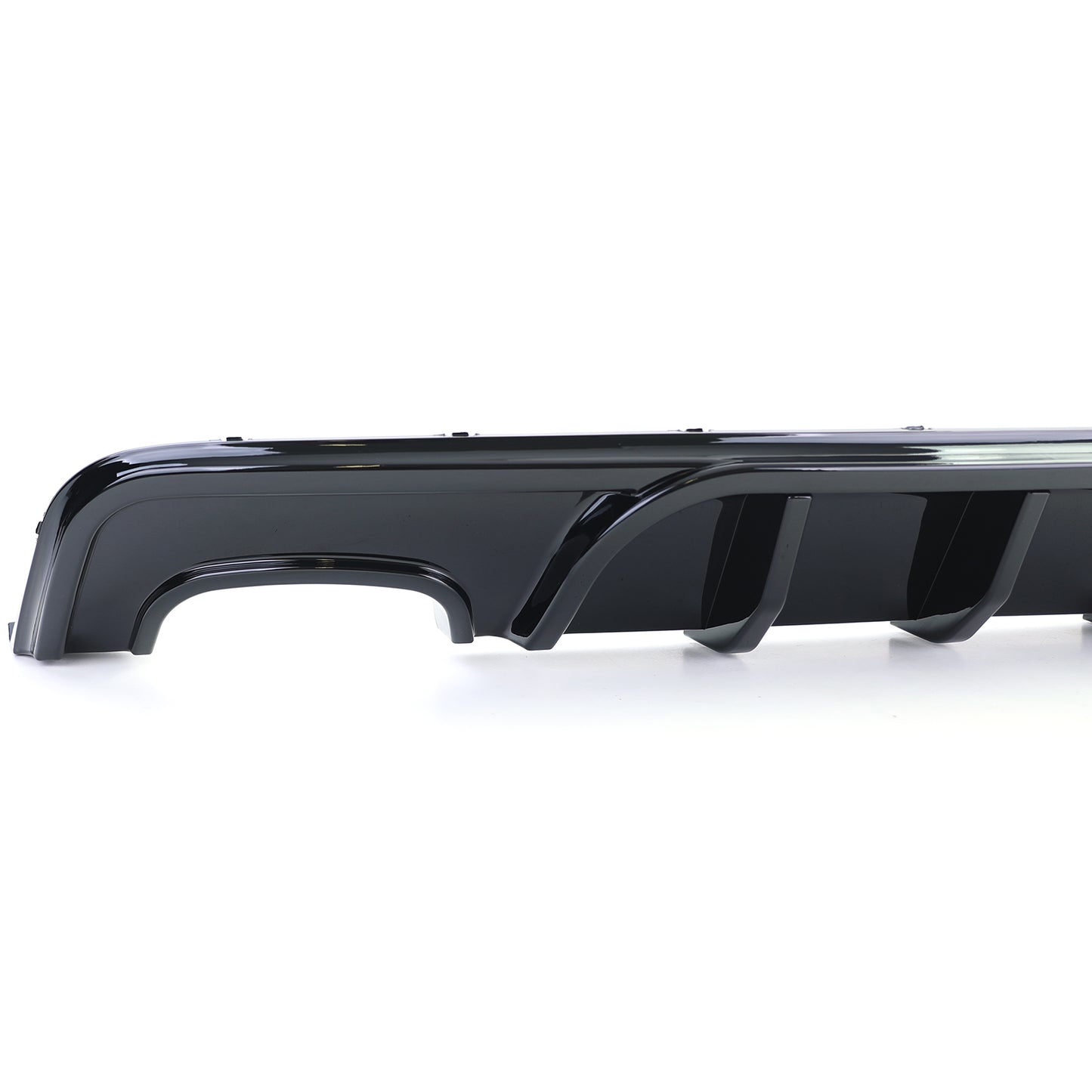 BMW Serie 1 E82 E88 07-13 Diffusore posteriore sportivo nero lucido