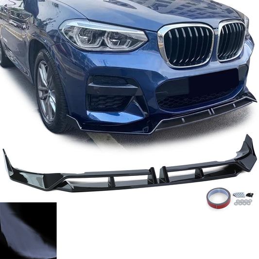 BMW X3 G01 dal 21 Spoiler anteriore labbro performance nero lucido